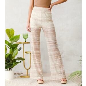 Willow and root chevron lace pants sz s